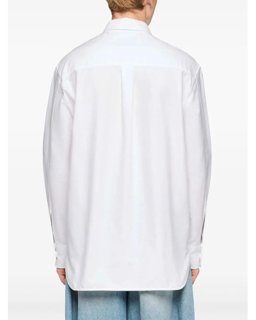 J.W. Anderson White Pristine Oxford Shirt for men