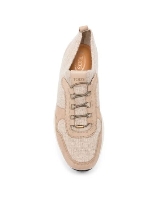 Tod's White Dot Socks Sneakers