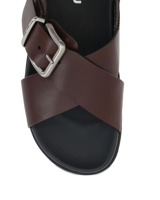 Miu Miu Brown Sandalen aus Leder