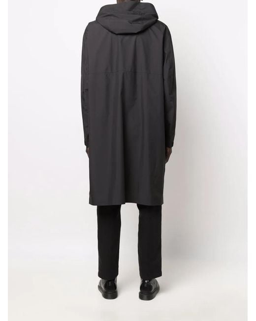 Woolrich Black Panelled Delaware Coat for men