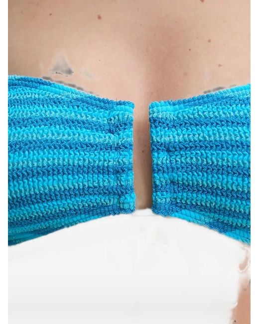 Bondeye Blue Blake Bandeau Top