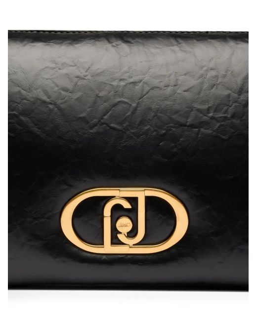 Liu Jo Black Lapuffy Shoulder Bag