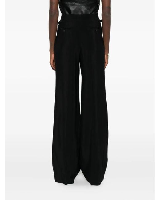Tom Ford Black Pleated Trousers