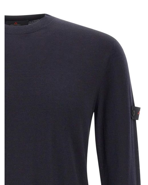 Jersey con parche del logo Peuterey de hombre de color Blue