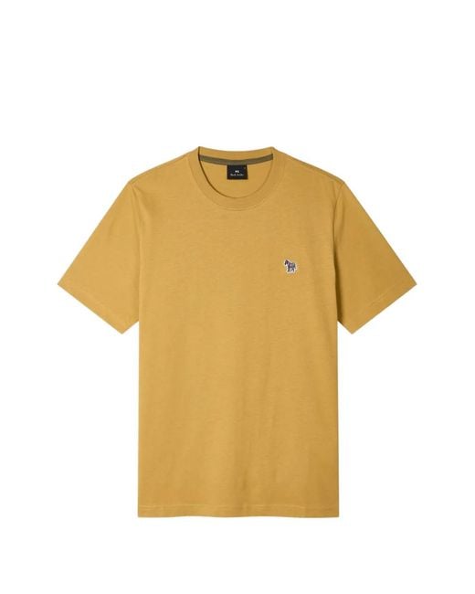 Paul Smith Yellow Zebra T-Shirt for men