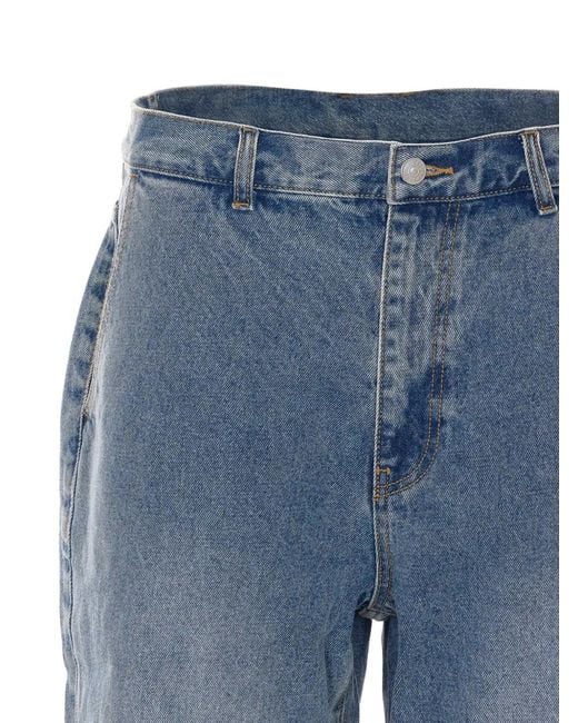 DUNST Blue Straight Slack Jeans for men
