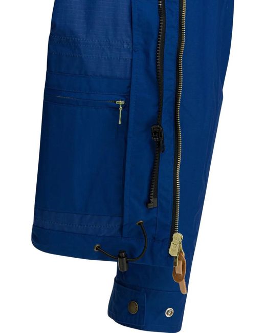 Ceccarelli Blue Hooded Zip-Up Jacket for men