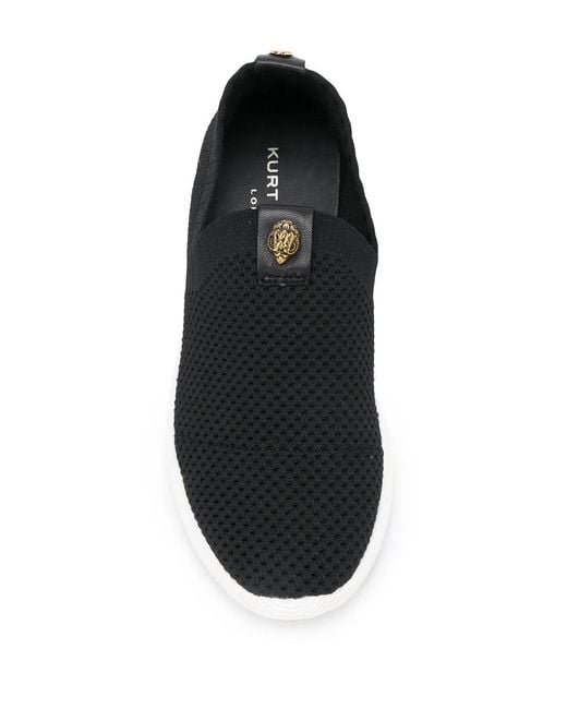 Kurt Geiger Black Lorna Slip-On Sneakers