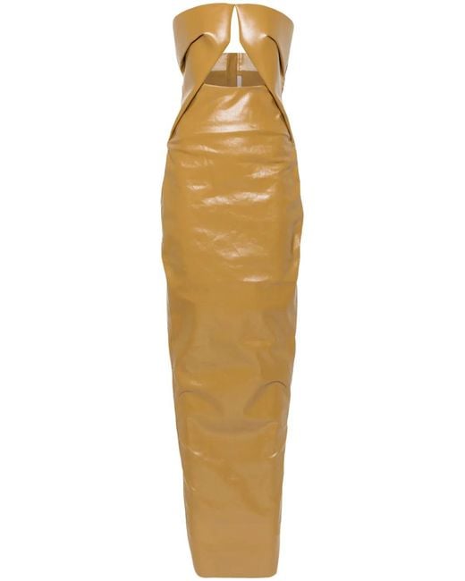 Rick Owens Metallic Prong Gown