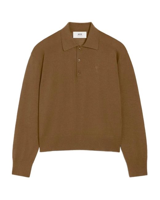 Polo Shirts di AMI in Brown da Uomo