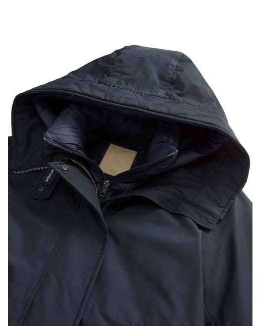 Parka Authentic Woolrich de color Blue