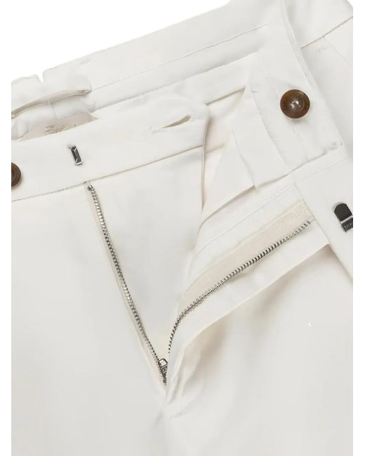 Aurélien White Metropolitan Trousers for men