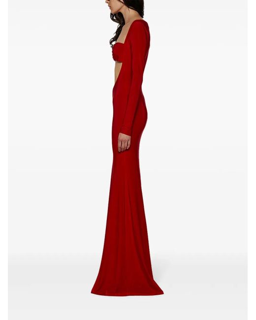 The New Arrivals Ilkyaz Ozel Red Lilaea Dress