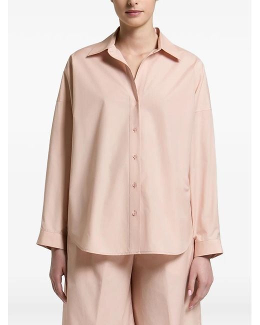 Peserico Pink Pleated-Back Shirt