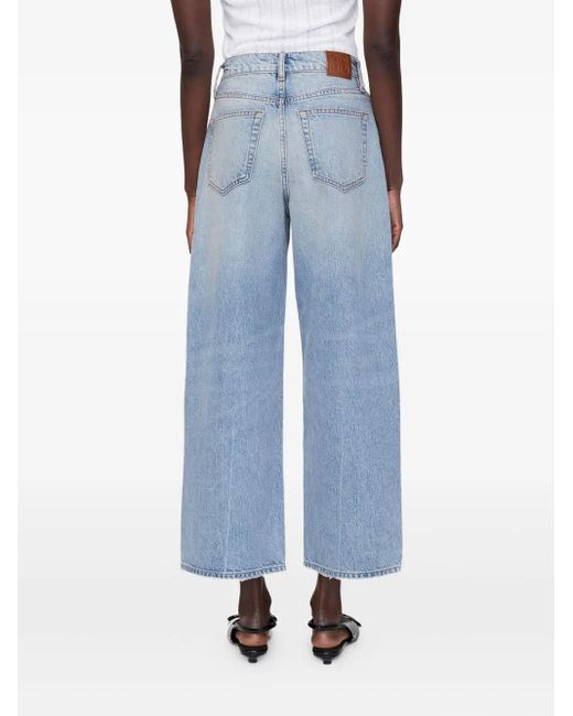 Anine Bing Blue Heath Faded Jeans