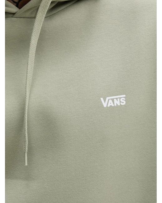 Vans Green Logo-Print Drawstring Hoodie for men