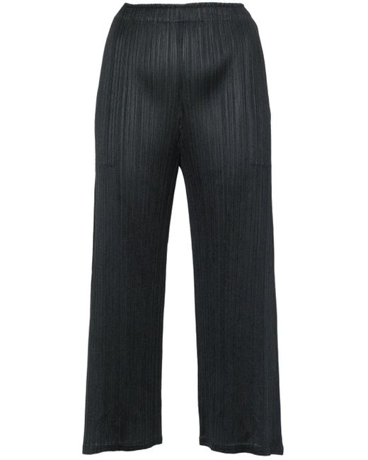 Pleats Please Issey Miyake Blue Monthly Colors: March Pleated Trousers