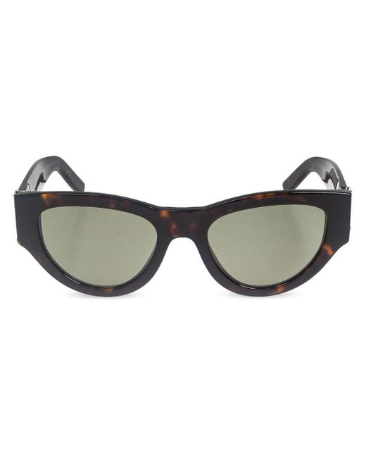 Saint Laurent Brown Cat-Eye Sunglasses