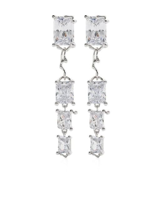 Maria Black White Roppongi Chandelier Earrings