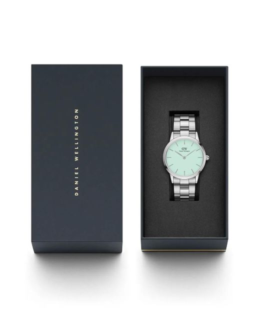 Daniel Wellington Blue Iconic Link 36Mm for men