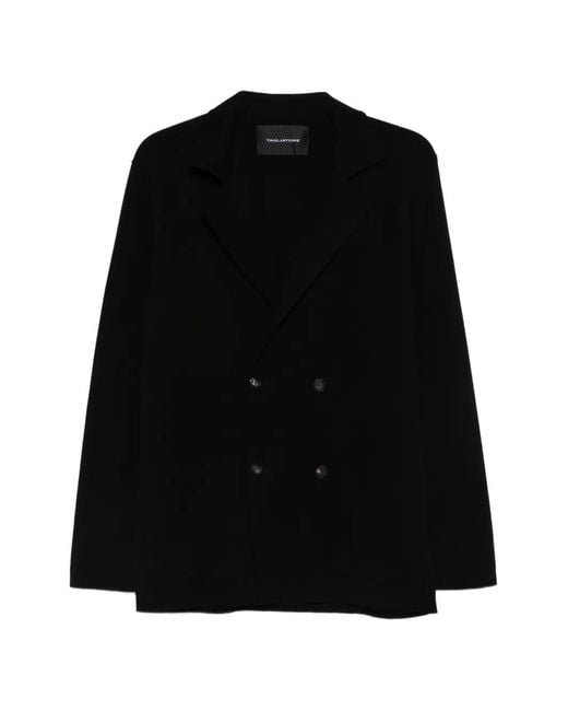 Tagliatore Black Willy Double-Breasted Jacket for men