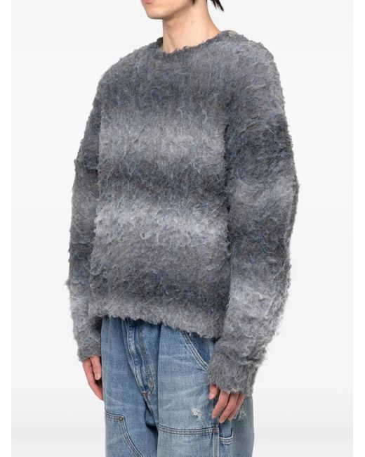 KAMIYA Gray Ombre Sweater for men