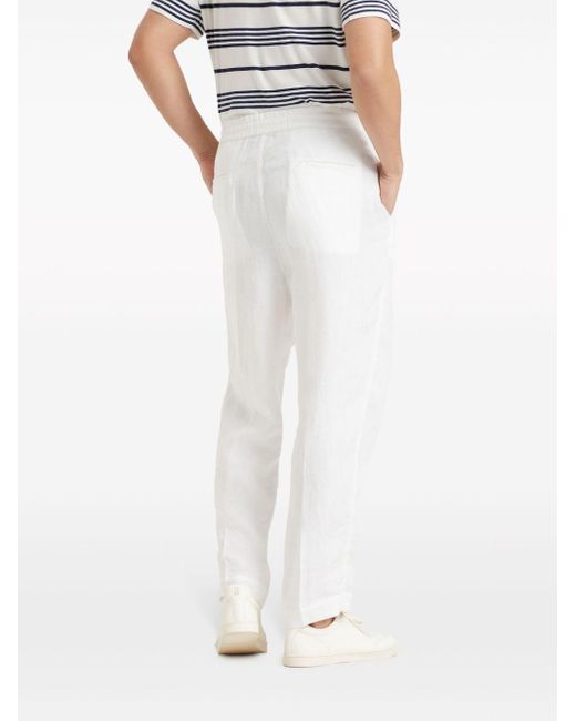 Pantalones con cordones Brunello Cucinelli de hombre de color White