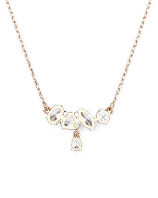 Swarovski White Mesmera Crystal-Embellished Drop Necklace
