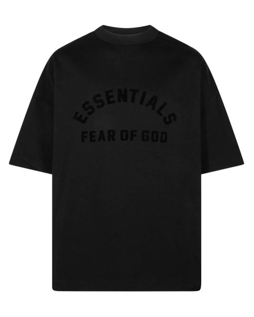 Fear Of God T-Shirt mit Logo-Print in Black für Herren