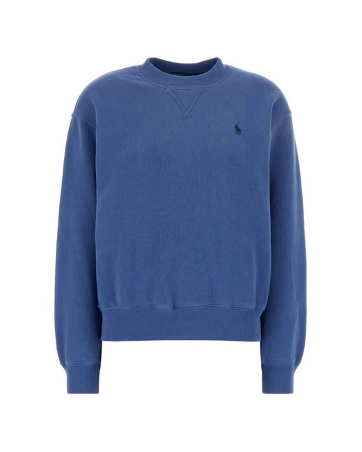 Polo Ralph Lauren Blue Crew-Neck Sweatshirt