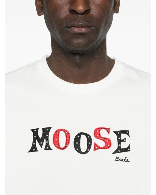 Bode White Moose T-Shirt for men