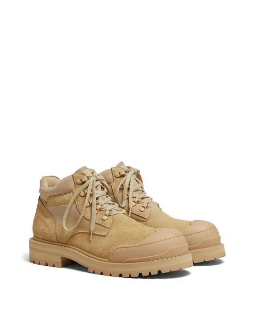 Marni Brown Low Cut Boots for men