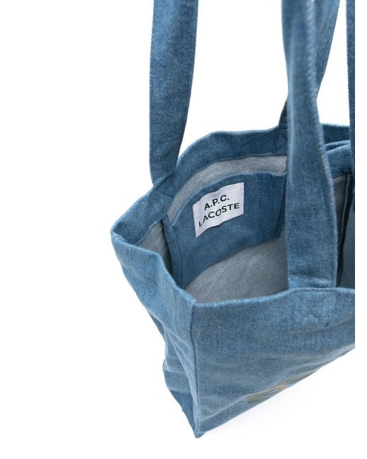 A.P.C×LACOSTE コラボデニムトートバッグ