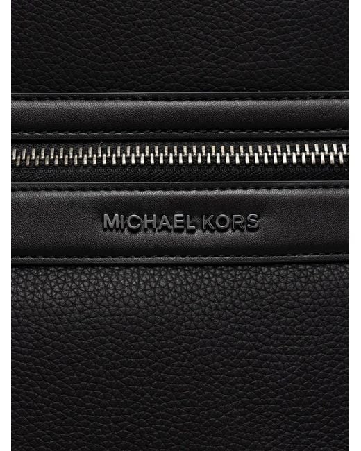 Michael Kors Black Sac À Dos Jet Set En Cuir for men