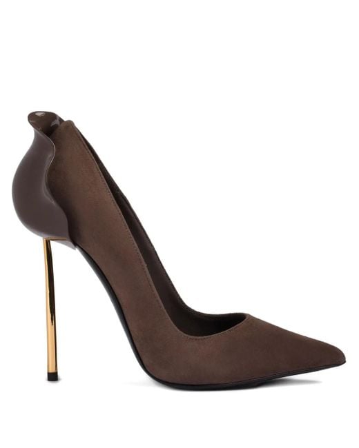 Le Silla Brown 120Mm Petalo Stiletto Pumps