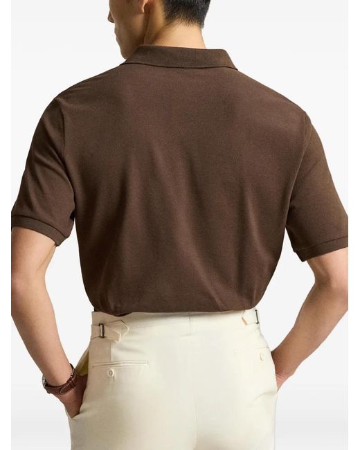 Polo Ralph Lauren Brown Polo Ajusté À Taille Élastique for men