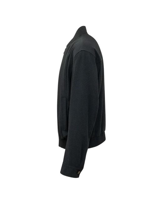 Boss Black Textured Zip Jacket for men