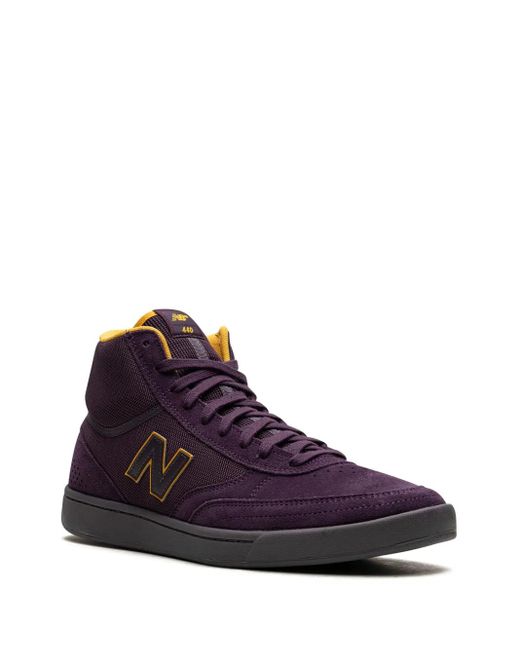 New Balance Purple Numeric 440 High Sneakers for men