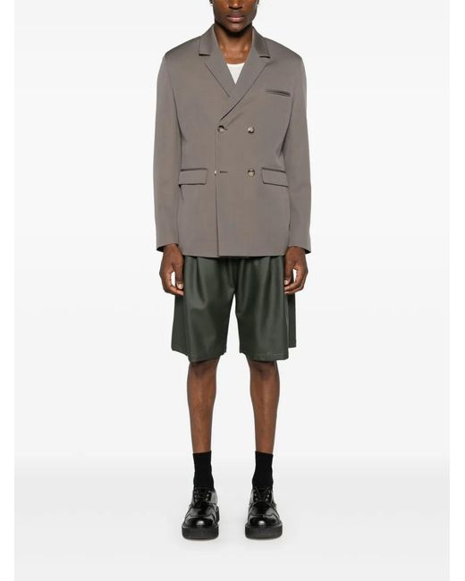 Nanushka Brown Renan Double-Breasted Blazer for men