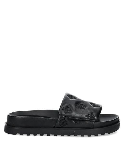 Guess Black Gesteppte Pantoletten
