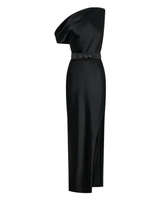 Abito Lungo Eartha Monospalla di Nicholas in Black