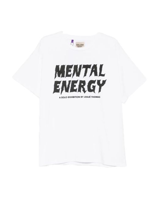 GALLERY DEPT. White Mental Energy T-Shirt
