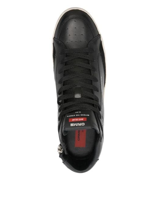 Crime London Sk8 Deluxe Sneakers in Black für Herren
