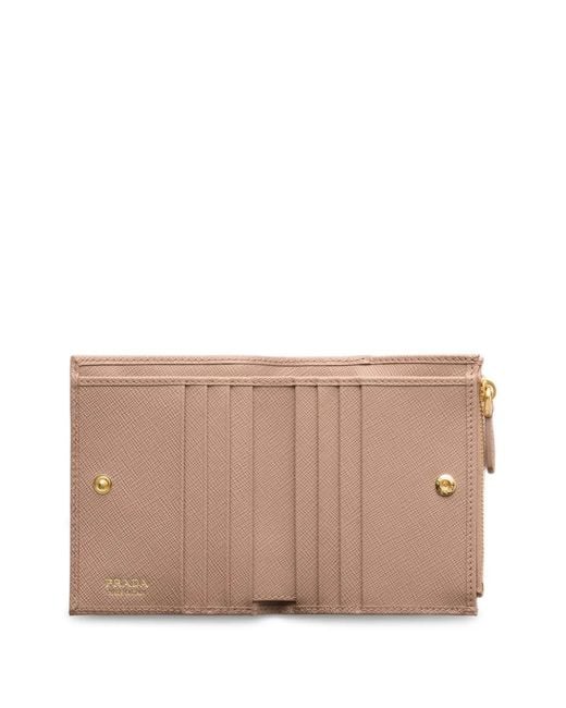Prada Natural Small Leather Wallet