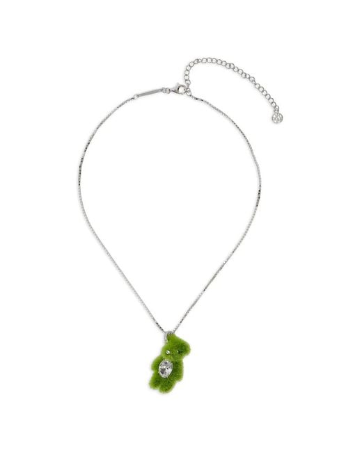 YVMIN White Artificial Pendant Necklace