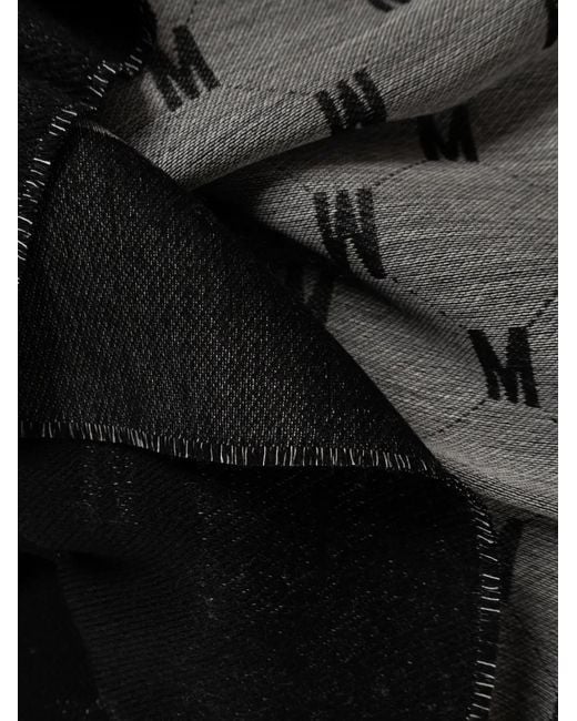 Sciarpa Con Stampa di Moschino in Black