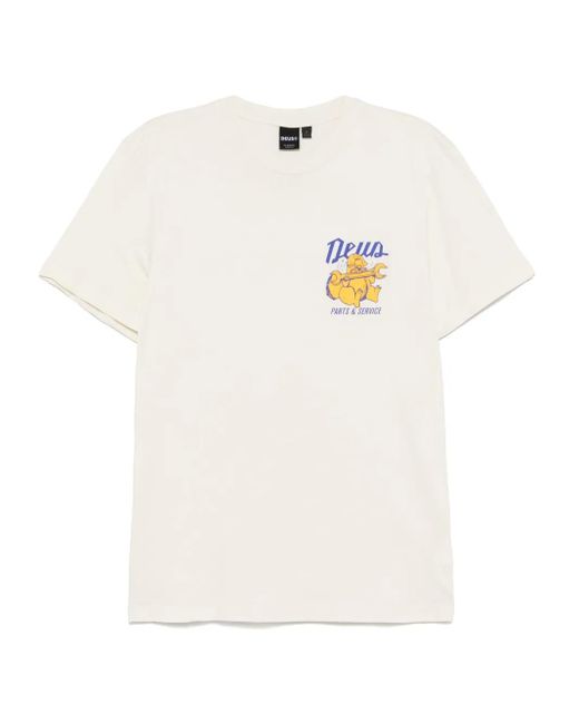 Deus Ex Machina White Overbite T-Shirt for men