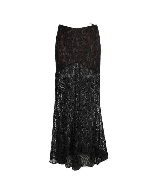 De La Vali Black Pasion Maxi Skirt