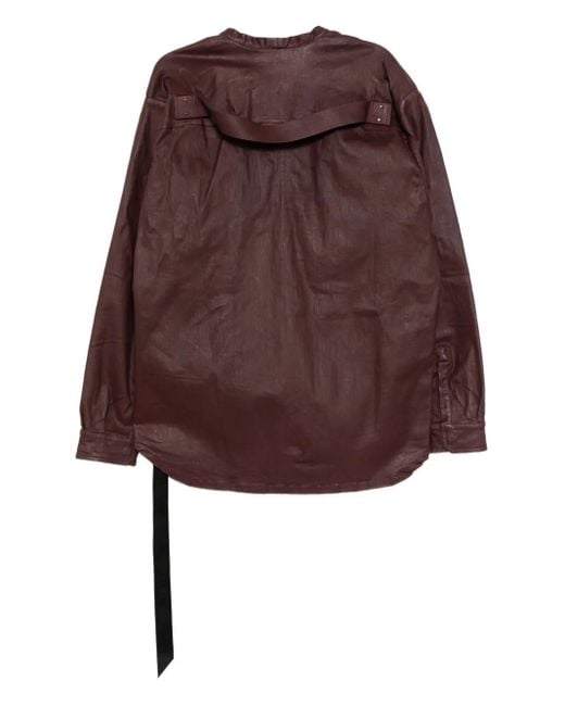 Rick Owens Brown Larry Jacket for men