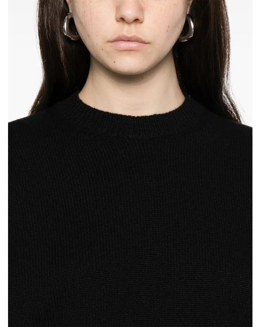 Khaite Black Margaux Long-Sleeve Sweater